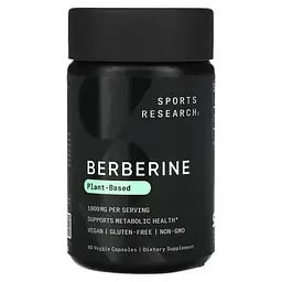 Берберин Berberine 500 mg 60 капсул Sports Research vit0006509