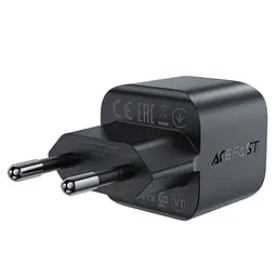 Зарядний пристрій Acefast A77 mini Type-C PD30W GaN чорний - мініатюра 4