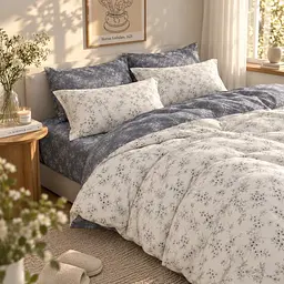 Постельное белье евро Love You 200TC Lumi ly32086 200х220 см - миниатюра 5