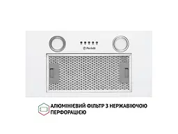 Витяжка Perfelli BI 5652 WH 1000 LED - мініатюра 2