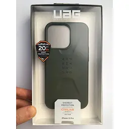 Оригінальний провоударний чохол UAG Civilian для iPhone 13 Pro (6.1") Olive (11315D117272) - мініатюра 4