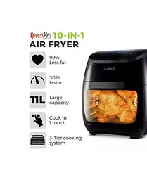 Фритюрниця-гриль Tower T17076 Xpress Pro Combo - мініатюра 2