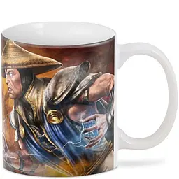 Кухоль GeekLand Mortal Kombat Мортал Комбат прийом райдена MK.02.48 330 мл білий - мініатюра 3