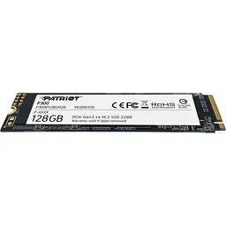 Накопичувач SSD Patriot P300 M.2 2280 NVMe PCIe 3.0 x4 3D TLC 128GB (P300P128GM28) - мініатюра 3