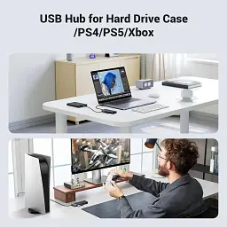 Концентратор Ugreen USB 3.0 to 4xUSB 3.2 Gen1 CM653 black (15548) - мініатюра 9