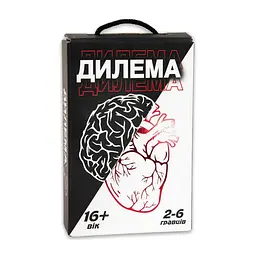 Карткова гра "Дилема" Strateg 30397, 220 гральних карток, інструкція