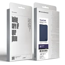 Чохол-книжка ArmorStandart OneFold Case для Tecno Spark 30 4G (KL6) Dark Blue - мініатюра 6