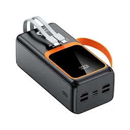 Павербанк Aspiring Black-orange 50 000 mAh / 22.5 Вт (PB-L50) - мініатюра 2