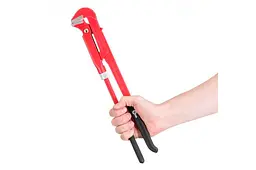 Ключ трубний важіль Intertool 90° х 1.5" HT-0188 - мініатюра 3