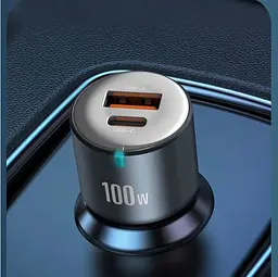Автозарядне 100W XO CC47 Shared USB-A + USB-C QC PD3.0 - мініатюра 5