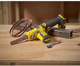 Шліфмашина стрічкова-напилок акумуляторна Stanley FatMax V20 18В 0-1204 м/хв без акумуляторів та ЗУ (SFMCE210B-XJ) - мініатюра 8