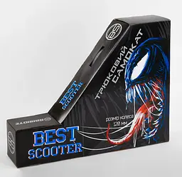 Самокат трюковий Best Scooter 69х12.5х93 см Чорно-синій 000231444 - мініатюра 3