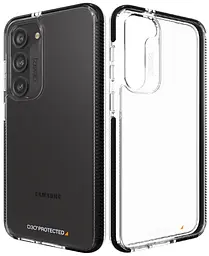 Протиударний прозорий чохол для Samsung Galaxy S23 (S911) GEAR4 Santa Cruz Black - мініатюра 1