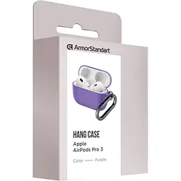 Чохол ArmorStandart Hang Case для Apple AirPods Pro 3 Purple (ARM88281) [149504] - мініатюра 3