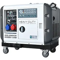 Генератор дизельний Konner&Sohnen KS 9302DE-1/3 ATSR [128993] - мініатюра 2