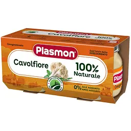 Пюре Plasmon Omogeneizzato Цветная капуста, 160 г (2 шт. по 80 г)