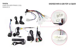 Штатна автомагнітола EasyGo M9-6-128-TCP v1 QLED Toyota Land Cruiser Prado (150) - мініатюра 2