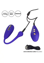 Віброяйце Calexotics Estim Remote Kegel, 7.5 см (синій) - мініатюра 2