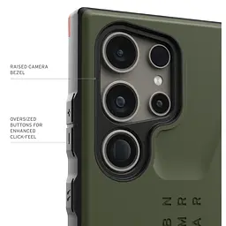 Оригінальний протиударний чохол UAG Civilian для Samsung Galaxy S24 Ultra (6.8") Olive 214439117272 - мініатюра 5