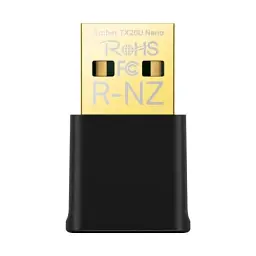 Мережевий адаптер TP-Link Archer TX20U Nano, Black, USB 2.0, WiFi 6, 2.4 GHz (до 574 Мбіт/с) / 5 GHz (до 1201 Мбіт/с), 1 внутрішня антена