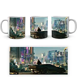 Кухоль GeekLand Cyberpunk 2077 Кіберпанк 2077 CY 02.589 330 мл білий - мініатюра 4