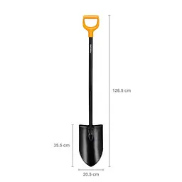 Лопата штикова з довгою ручкою Fiskars Solid XL (1067517) - мініатюра 3