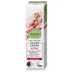 Крем Alverde Naturkosmetik вітамінний для шкіри під очима з органічним люпином 15 мл - мініатюра 2
