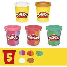 Набір для творчості з пластиліном Hasbro Play-Doh Rainbow Swirl (G0028) - мініатюра 4