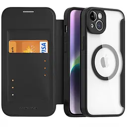 Чохол-книжка Dux Ducis Skin X Pro with MagSafe для Apple iPhone 14 / 13 (6.1) Black - мініатюра 2