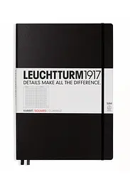 Блокнот Leuchtturm1917 Master Slim A4+, чорний, клітинка (310174) - мініатюра 7
