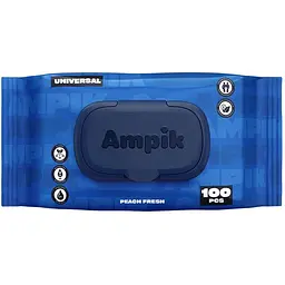 Вологі серветки Ampik Light універсальні 100 шт. - мініатюра 2