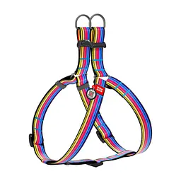 Шлея для собак WAUDOG Nylon з QR паспортом анатомічна "Лінія 1" L (5056)