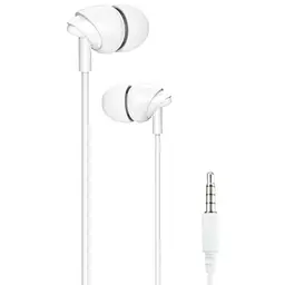 Провідні навушники Usams In-ear Plastic EP-39, 3.5mm, 1.2m, white - мініатюра 2