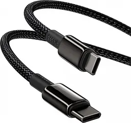 Кабель Baseus Tungsten Gold Series Fast Charging USB-C 100W 2m Black (CATWJ-A01) [77819] - мініатюра 3