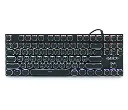 Клавіатура механічна ігрова з підсвічуванням iMICE GK-800, Eng/Укр/Рус, Black - мініатюра 2