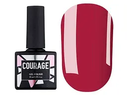 Гель-лак COURAGE 10мл для нігтів №063 Яскравий рожево-червоний