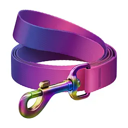 Повідець для собак WAUDOG Nylon Recycled градієнт M фіолетовий (46619)