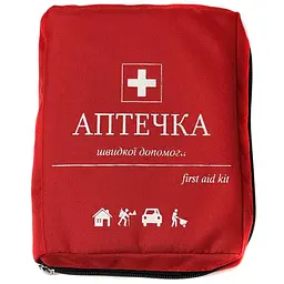 Аптечка автомобільна First Aid Kit 21 одиниці (Новокаїн 0,5%, Вугілля Активовано)