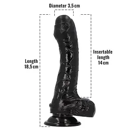 Фалоімітатор з ароматом лакриці Toyz4lovers Delicious Dildo Liquorice, 18.5 см - мініатюра 4
