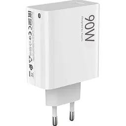 Мережевий зарядний пристрій Xiaomi HyperCharge 90W + Сable USB-A - USB-C White (BHR07ZBEU) [138151] - мініатюра 2