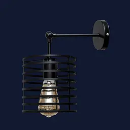 Бра в стилі loft Levistella 707W9150F-1 BK