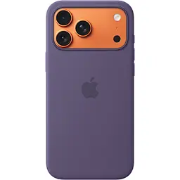 Чохол Silicone Case with Button, Animation & MagSafe для Apple iPhone 17 Pro Max Purple Frog AAA [153246]