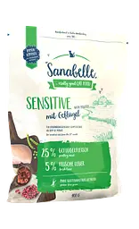 Сухий корм Sanabelle Sensitive для дорослих кішок з домашнім птахом 400 г