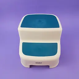 Підставка для ніг дитяча на дві сходинки BM-68518 Bimbo 28*30*25 см. антиковзаючі накладки синя - мініатюра 2
