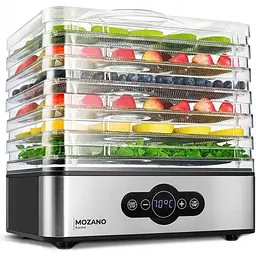 Сушарка дегідратор для харчових продуктів грибів і фруктів Mozano Dehydrator 400 Вт