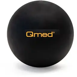 Масажний м'яч Lacrosse Ball чорний Ø 6 см Qmed fit0025171