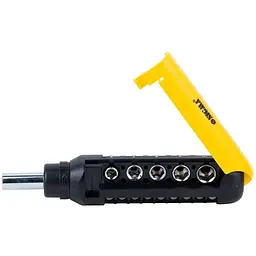 Набір викруток Sigma з реверсом + насадки торцеві та біти 1/4" 13шт CrV (4001931)