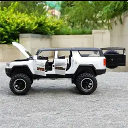 Колекційна металева модель автомобіля Автопром GMC Hummer EV з інерцією, світлом та звуком 1:24 - мініатюра 7