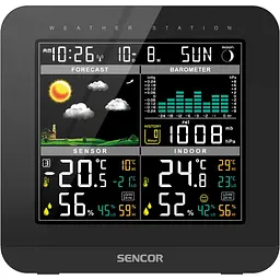 Метеостанція Sencor SWS 5800 [52000196] чорна [134770] - мініатюра 3