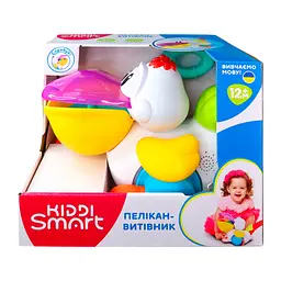 Іграшка-каталка KIDDI SMART – ПЕЛІКАН-ВИТІВНИК (українська) KIDDI SMART 064642 - мініатюра 9